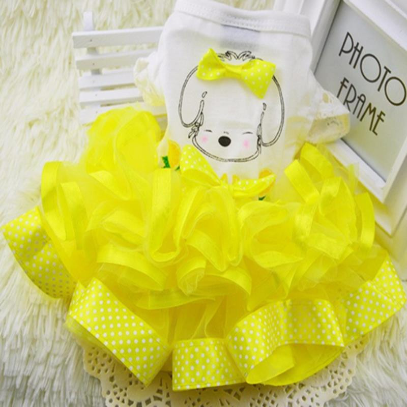 Naujas šunų sijonas pavasario ir vasaros rūbai šunims XS XXL šuniuko suknelė Teddy