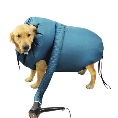 Сгъваема чанта за сешоар за котки, кучета, сешоар за домашни любимци, бързо съхнещ Groomipet puppy, сешоар, преносим бърз прост сешоар, мек почистващ инструмент