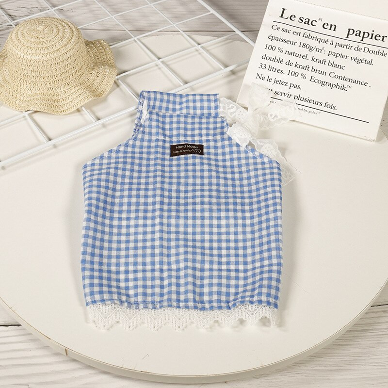 Oblečenie pre domáce zvieratá Letné oblečenie pre mačky Mačka Pes Sukňa Tričko Kockovaná sukňa Teddy Bichon Oblečenie pre malých psov Roztomilá mačacia sukňa Módne šaty pre psov