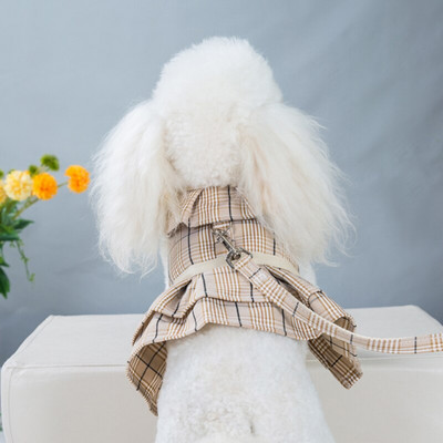 Rochie de vară pentru câini Animale de companie Haine din bumbac pentru câini Fusta de rochie Îmbrăcăminte pentru cățeluș Rochii de primăvară pentru câini Articole de îmbrăcăminte pentru animale de companie Fuste pentru câini