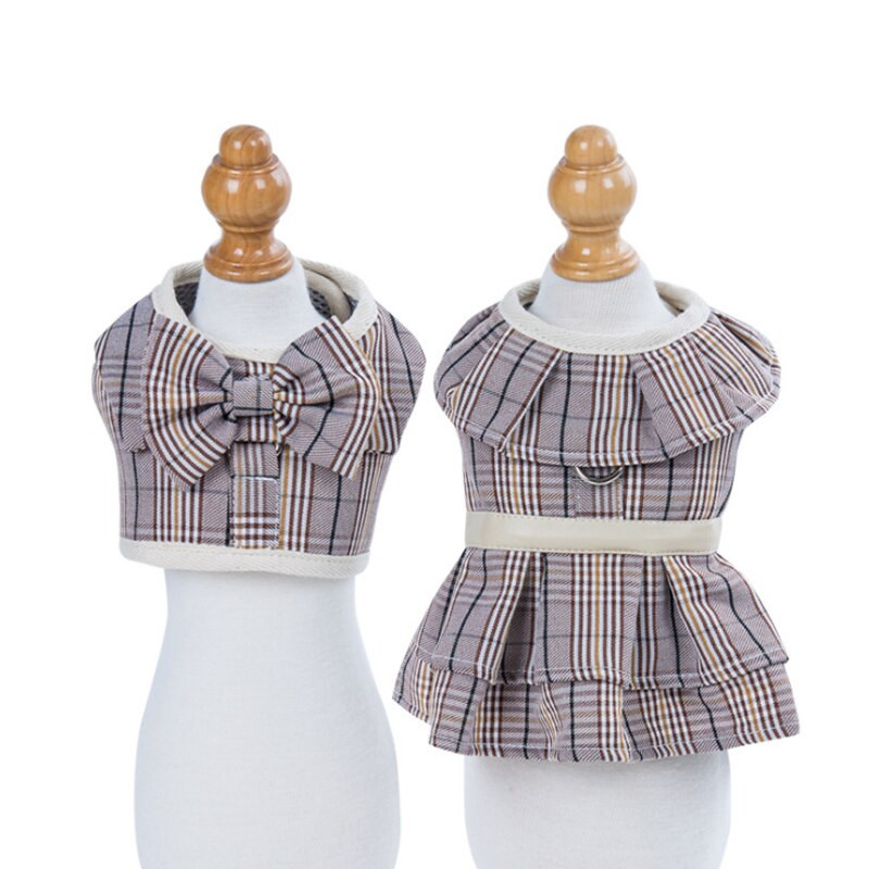 Rochie de vară pentru câini Animale de companie Haine din bumbac pentru câini Fusta de rochie Îmbrăcăminte pentru cățeluș Rochii de primăvară pentru câini Articole de îmbrăcăminte pentru animale de companie Fuste pentru câini