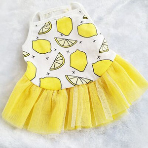 Roztomilé šaty pre psov, sukňa, šteniatko, letné ovocné šaty, spoločenské zvieratá, princezná, letné oblečenie, oblečenie pre malé psy, mačky, čivavy, pudel, mops