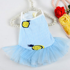 Roztomilé šaty pre psov, sukňa, šteniatko, letné ovocné šaty, spoločenské zvieratá, princezná, letné oblečenie, oblečenie pre malé psy, mačky, čivavy, pudel, mops