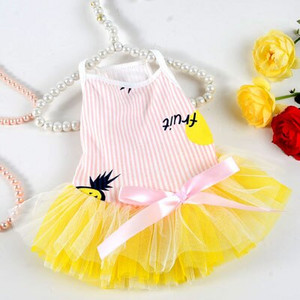 Roztomilé šaty pre psov, sukňa, šteniatko, letné ovocné šaty, spoločenské zvieratá, princezná, letné oblečenie, oblečenie pre malé psy, mačky, čivavy, pudel, mops