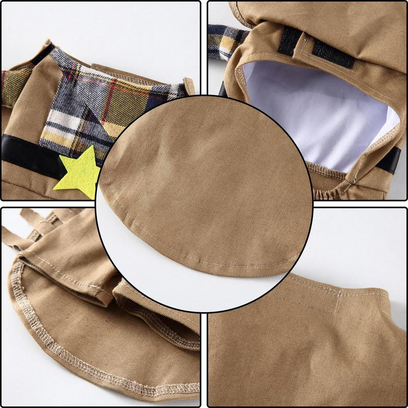 Costume de Halloween pentru câini Haine drăguț pentru animale de companie Haina pentru câini Haine pentru câini în stil panda și cowboy cu pălării pentru câini de dimensiuni mici, mijlocii mari