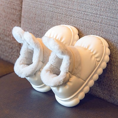 Nepremokavé papuče pre dievčatá s teplou podšívkou