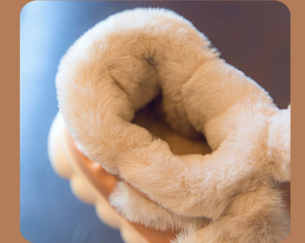 Nepremokavé papuče pre dievčatá s teplou podšívkou