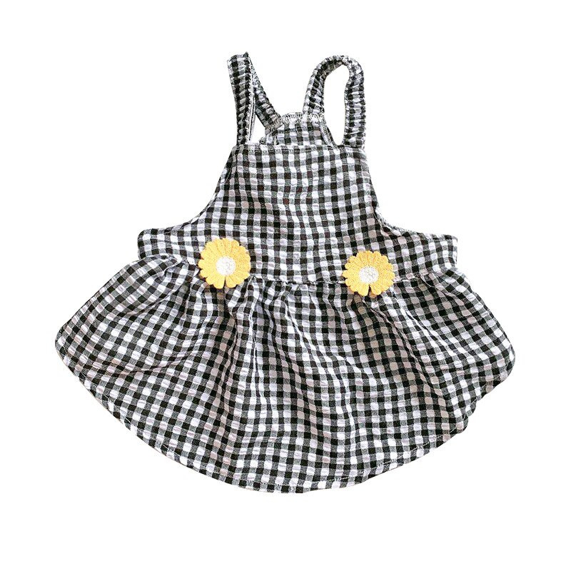 Jarné a letné oblečenie pre domáce zvieratá, tenké módne bavlnené šaty pre psov, podväzková sukňa, francúzsky buldoček, plyšový corgi, malé a stredné oblečenie pre psov