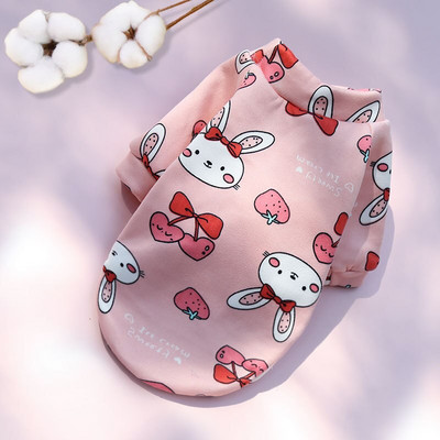 Roztomilý potlačený malý pes mikina s kapucňou zimné teplé oblečenie pre domáce zvieratá pre čivavu, shih tzu mikina, šteňa, mačka, sveter, psy, domáce zvieratá oblečenie