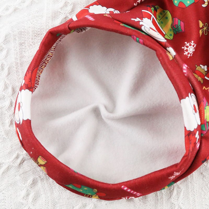 Kalėdinės šunų suknelės dideliems šunims Drabužiai Kalėdų Cosplay Cat Pet Suknelė Žieminis Šuns Kailis Animacinių filmų Spaudinys Šiltas vilnos audinys naminiams gyvūnėliams