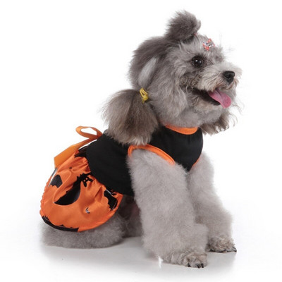 Пола за куче за домашни любимци Cosplay Хелоуин костюм за куче кученце Забавен сладък костюм за домашен любимец Дрехи за Хелоуин Елегантна рокля Есенни консумативи за домашни любимци