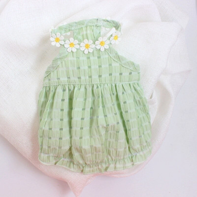 Koerte suve värske lemmiklooma seelik Kassi Teddy õhuke hingav kevadriietus Põlvkonna Pomeranian Small Park Daisy Cute Tour Vest