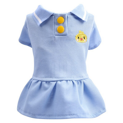 Roztomilá sukňa pre malé psy, letné priedušné tričko pre šteňatá, módne oblečenie so zvieracou potlačou, oblečenie pre psov, buldoga Schnauzer