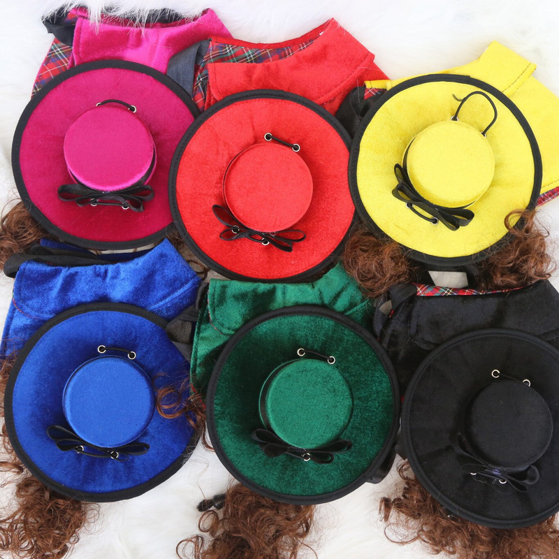 Kostým pre malého psa, pláštenka a parochňa, klobúk, sada, šteňa, pokrývka hlavy, plášť, cosplay oblečenie, doplnky na Halloween, vianočné oblečenie