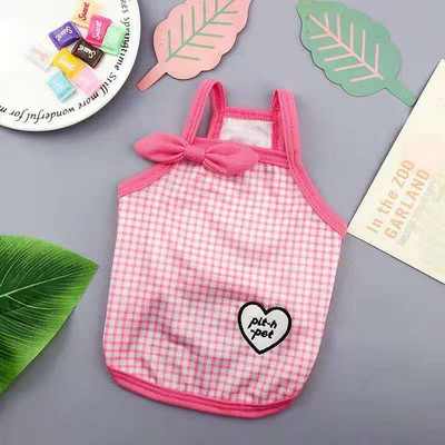 Roztomilé nazúvacie šaty Oblečenie pre malého psa Šteniatko Letná vesta Tenký plyšový medvedík pre domáce zvieratá, francúzsky buldoček, Pomeranian, priedušné oblečenie pre psov na dve nohy