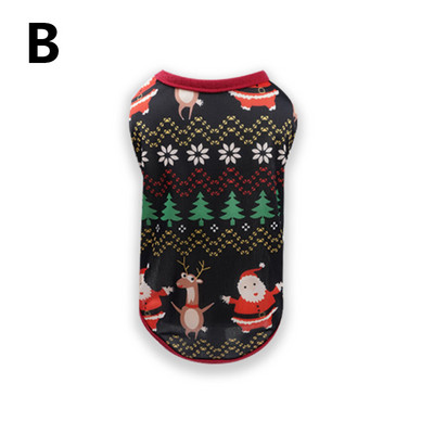 S-XL 10 spalvų apvalaus kaklo Kalėdų eglutė, snaigė, marginta lanku, šunų liemenė, suknelė vakarėliui Cosplay Kalėdų sijono kostiumo dovana