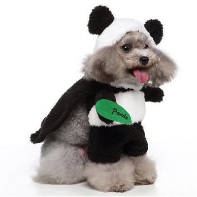 Helovino šunų kostiumai Helovino šunys Cosplay drabužiai Panda ir kaubojus Aprengti augintiniai Kostiumai Helovino Kalėdoms