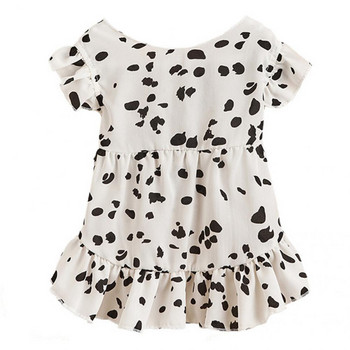 Υπέροχο φόρεμα κουταβιού με στρογγυλή λαιμόκοψη Ρούχα κατοικίδιων ζώων για σκύλους γάτας Καλοκαιρινό φόρεμα ζακέτα