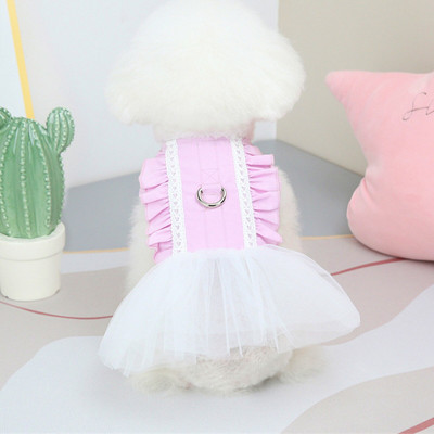 Άνοιξη Καλοκαίρι Ρούχα για σκύλους για κατοικίδια Χαριτωμένη φούστα γάτα Sunshine Saree Φορέματα τζιν Chihuahua Ρούχα Ropa Perro Μικρό μεσαίου μεγέθους σκυλί