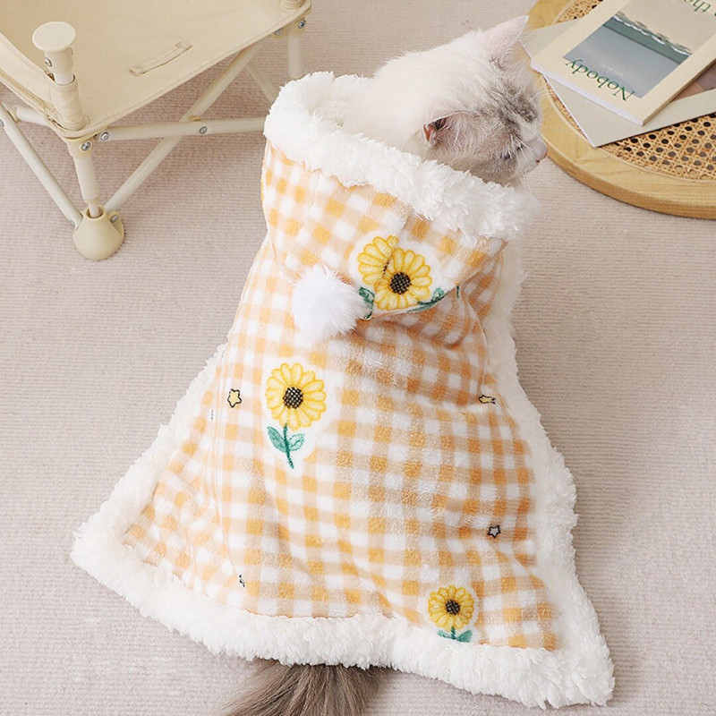 Κουβέρτα Γάτα Cape Cape Φθινοπωρινή και Χειμερινή κουβέρτα Πάπλωμα ύπνου Kitten Pet Pet Pet κουβέρτα ζεστός υπνόσακος