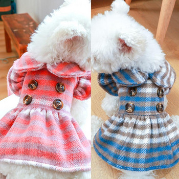 Пуловер с незалепваща коса Малко куче Зимни топли дрехи за ежедневно носене