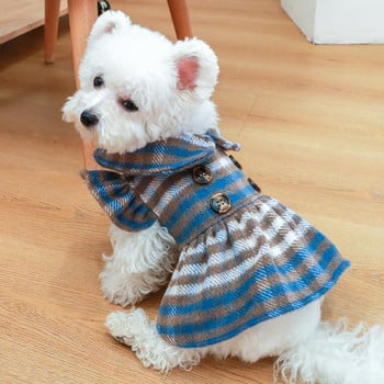 Пуловер с незалепваща коса Малко куче Зимни топли дрехи за ежедневно носене