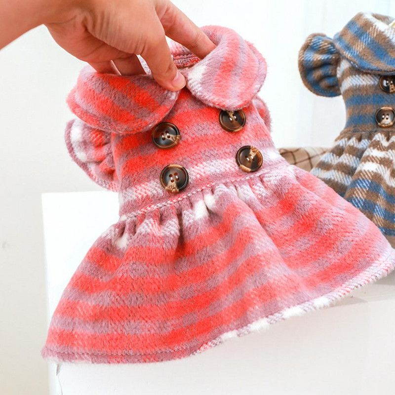 Mittekleepuv karvapulber Väikese koera talvesoojad riided igapäevaseks kandmiseks