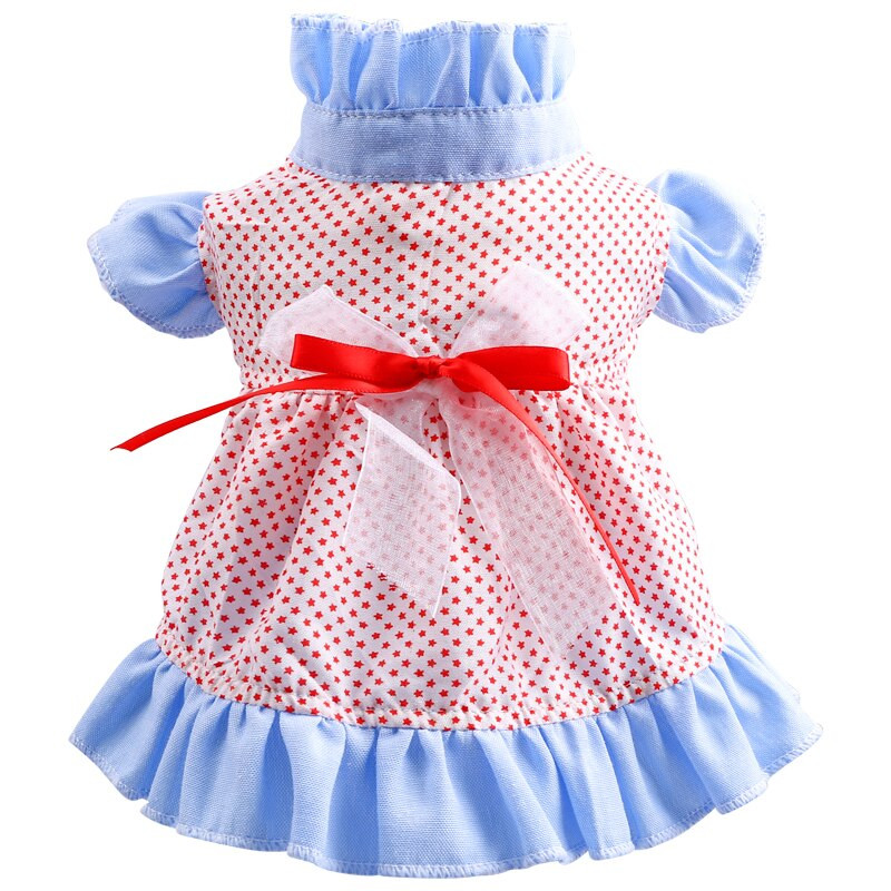 2021. aasta suvi uus kutsikas koer armas punane võrega vöörist koerte kleidid moerõivad Chihuahua puudli kevadseelik lemmikloomakoera riided