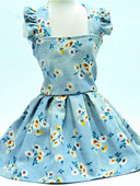 S-2XL Pet Dog Cat Denim Daisy Sling Skirt Prozračna odjeća za pse s cvjetnim printom Ljetna suknja za Teddy Pug Pet Apparels