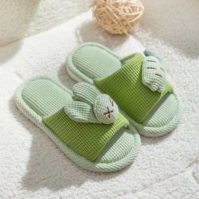 Papuci de casă casual cu element 3D