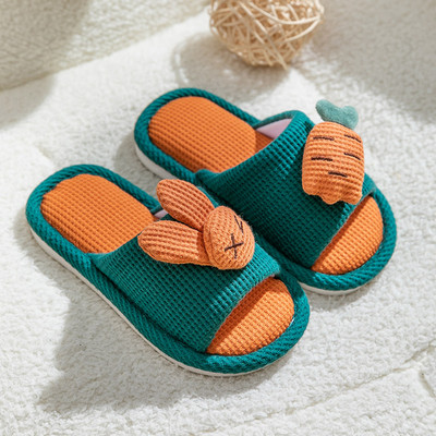 Papuci de casă casual cu element 3D