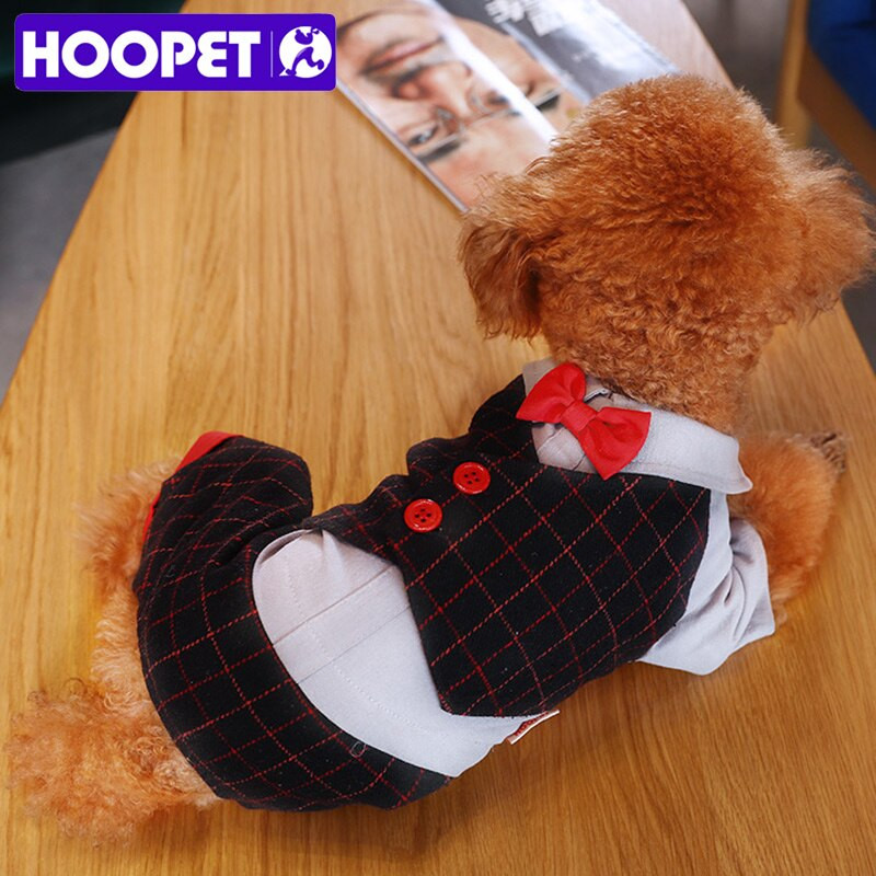 HOOPET Oblečenie pre psov, tričko, mäkké zimné teplé oblečenie pre šteniatka pre malé psy, čivavy, domáce zvieratá, overaly