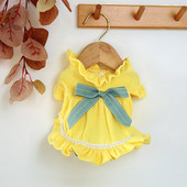 Χαριτωμένο παπιγιόν Πριγκίπισσα με φούστα βολάν Μικρή φορεσιά σκυλιών Φεστιβάλ Ρούχα μόδας για Teddy Siberian Pup Chihuahua