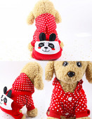 Módne pruhované oblečenie pre psov pre psov, kabát s kapucňou, mikina, zimné oblečenie pre psov, kreslené zvieratá, oblečenie pre zimné psov