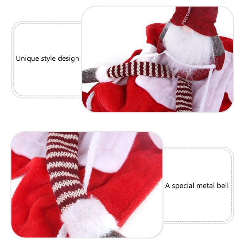 Vtipný vianočný kostým pre psov, jazdecký oblek, obliekanie pre šteniatka, cosplay, párty oblečenie, oblečenie pre mačky, malé, stredné a veľké psy C42
