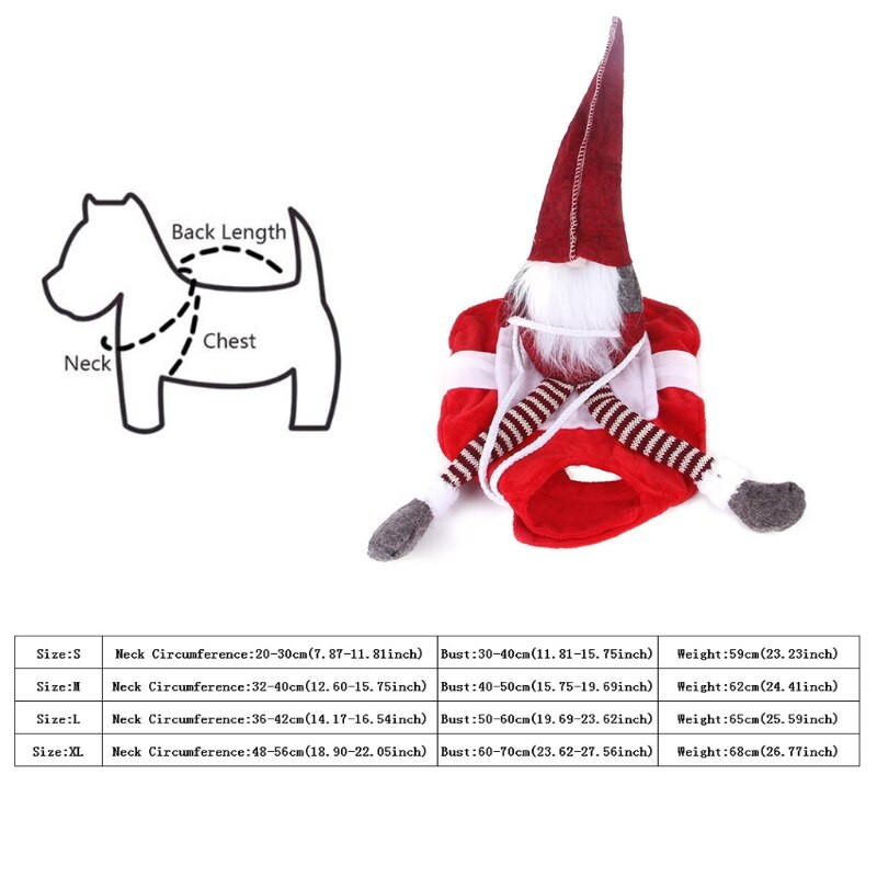Vtipný vianočný kostým pre psov, jazdecký oblek, obliekanie pre šteniatka, cosplay, párty oblečenie, oblečenie pre mačky, malé, stredné a veľké psy C42