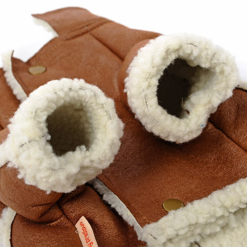 Ėriuko plaukai Šunų drabužiai Rudens žiemos drabužiai Naminių gyvūnėlių striukė Meškiukas Mažas Šuniukas Šuniukai Naminių gyvūnų reikmenys Naminiai gyvūnai Drabužiai Striukė Kailis