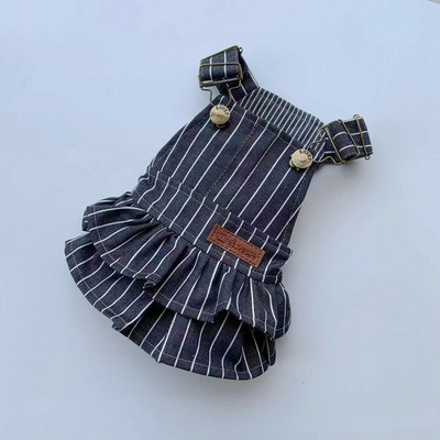 Šunų džinsinis sijonas naminiams gyvūnėliams sijonas mažiems šunims augintiniams vasarinės suknelės katėms Nauji naminių gyvūnėlių reikmenys Didmeninė prekyba šunims suknelė šunims