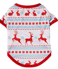 Haine pentru câini de Crăciun Costum de Anul Nou Îmbrăcăminte pentru animale de companie Tricou elan de Moș Crăciun Câini de talie mică și mijlocie Rechizite Chihuahua Yorkshire