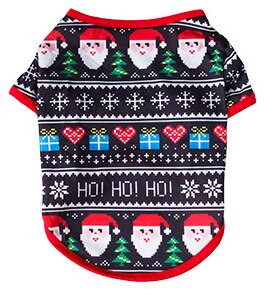 Haine pentru câini de Crăciun Costum de Anul Nou Îmbrăcăminte pentru animale de companie Tricou elan de Moș Crăciun Câini de talie mică și mijlocie Rechizite Chihuahua Yorkshire