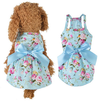 Летни дрехи за кучета и пола за кучета Летни сватбени рокли за кучета принцеса Йорк Дрехи за кучета Поли Рокля за домашни любимци