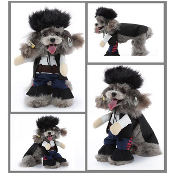 Αστεία στολή κατοικίδιων Αστεία ρούχα για σκύλους Ζαρτιέρες φωτογραφιών για κατοικίδια κατοικίδια κοστούμια cosplay