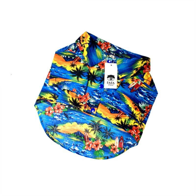 Produse pentru animale de companie Accesorii French Bull Dog Pug Summer Hawaii Fashion Dresses