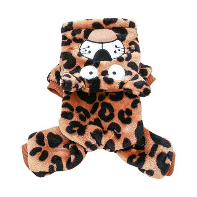 Mājdzīvnieku multfilmas Jaungada Cosplay kleita Leoparda suņa tērpi iekštelpām un āra