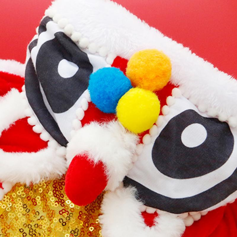 Adorabil Pet Dance în formă de leu Costume Cosplay Câini Pisici ținută pentru vacanța de iarnă Anul Nou petrecere atmosferă dimensiuni disponibile