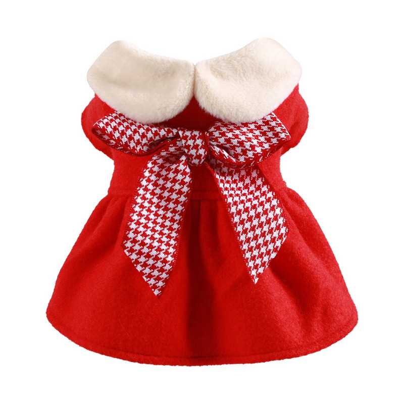 Câine mijlociu Haine pentru fete Haine drăguță Câine Animale calde Lână Pisica Sărbătorește cu hainele pentru animalele tale