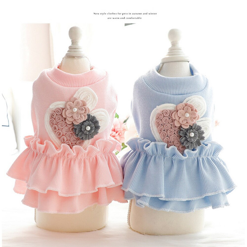 Naminių gyvūnėlių vasaros šunų sijonas Miela šunų suknelė Vestuvinė suknelė Sijonas katės princesės suknelė šuniukui Eddy Bichon pudelio Pomeranijos drabužiai