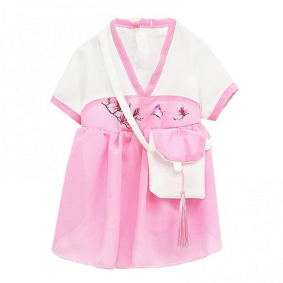 Kačių šunų suknelė su dviem kojomis pavasario vasaros mados kinų stiliaus medvilniniai drabužiai gyvūnams