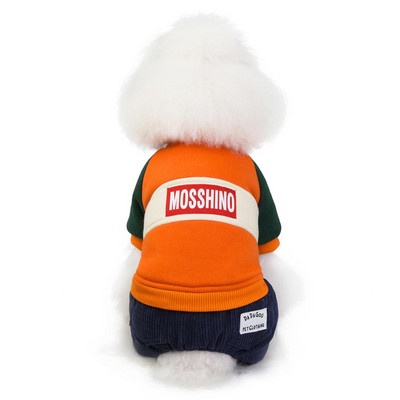 2020 Зимни дрехи за домашни кучета Супер топло яке По-дебело палто с четири крака Памучен костюм за френски булдог за кучета Дрехи за домашни любимци Мопс