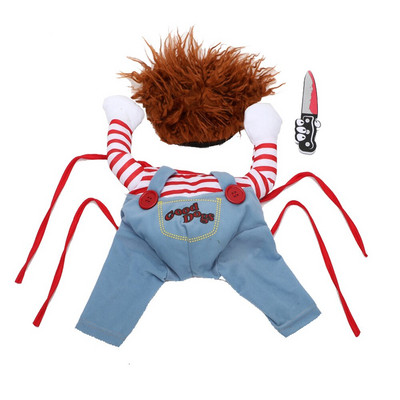 Pas za kućne ljubimce Odjeća za Noć vještica Psi koji drže nož Božićni kostim za Noć vještica Smiješni kućni ljubimac Mačka za zabavu Cosplay odjeća Dodaci za tkanine